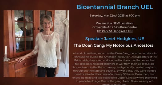 UELAC - Bicentennial Quarterly Historical Presentation