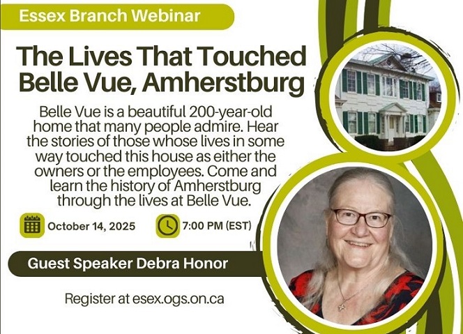 The Lives That Touched Belle Vue, Amherstburg